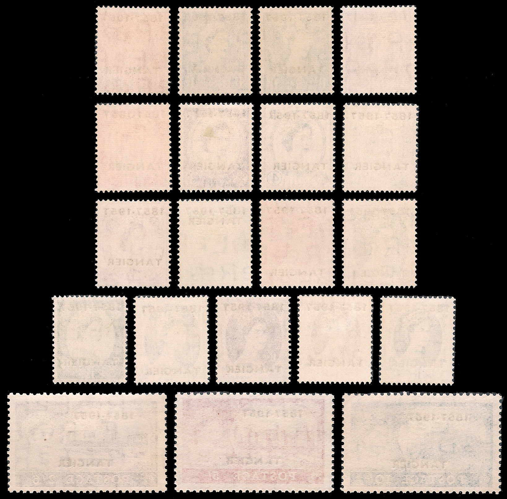 1952-1954 QEII Morocco Occupation (Set 20)