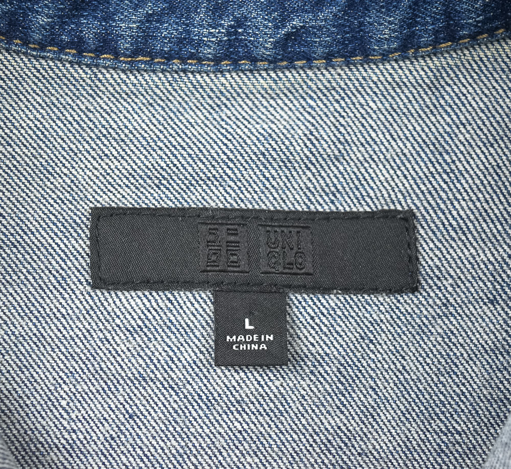 UNIQLOแท้ รอบอก 37 เสื้อแจ็คเก็ตยีนส์ ผู้หญิง ยูนิโคล่ สียีนส์ เสื้อแขนยาว เนื้อผ้าดี