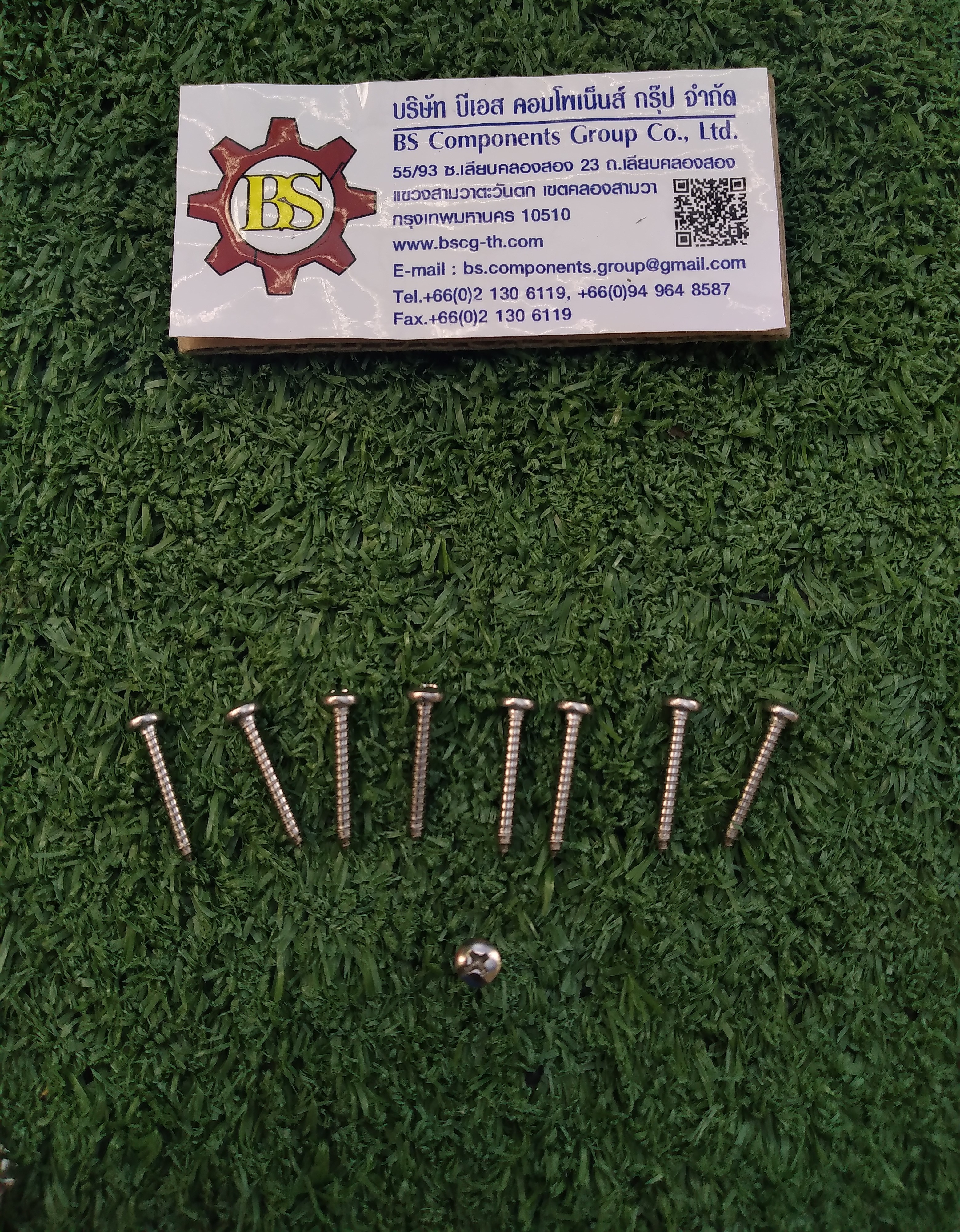 สกรูเกลียวปล่อยหัวแฉก SUS304 JP4x3/4"