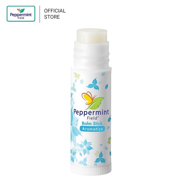 PEPPERMINT FIELD BALM STICK 6g. ยาหม่องแท่งเป๊ปเปอร์มิ้นท์ ฟิลด์ กลิ่นหอมเย็นจากสมุนไพรธรรมชาติ 100%