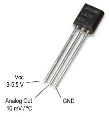LM35DZ Precision Centigrade Temperature Sensor ( 0-100c)