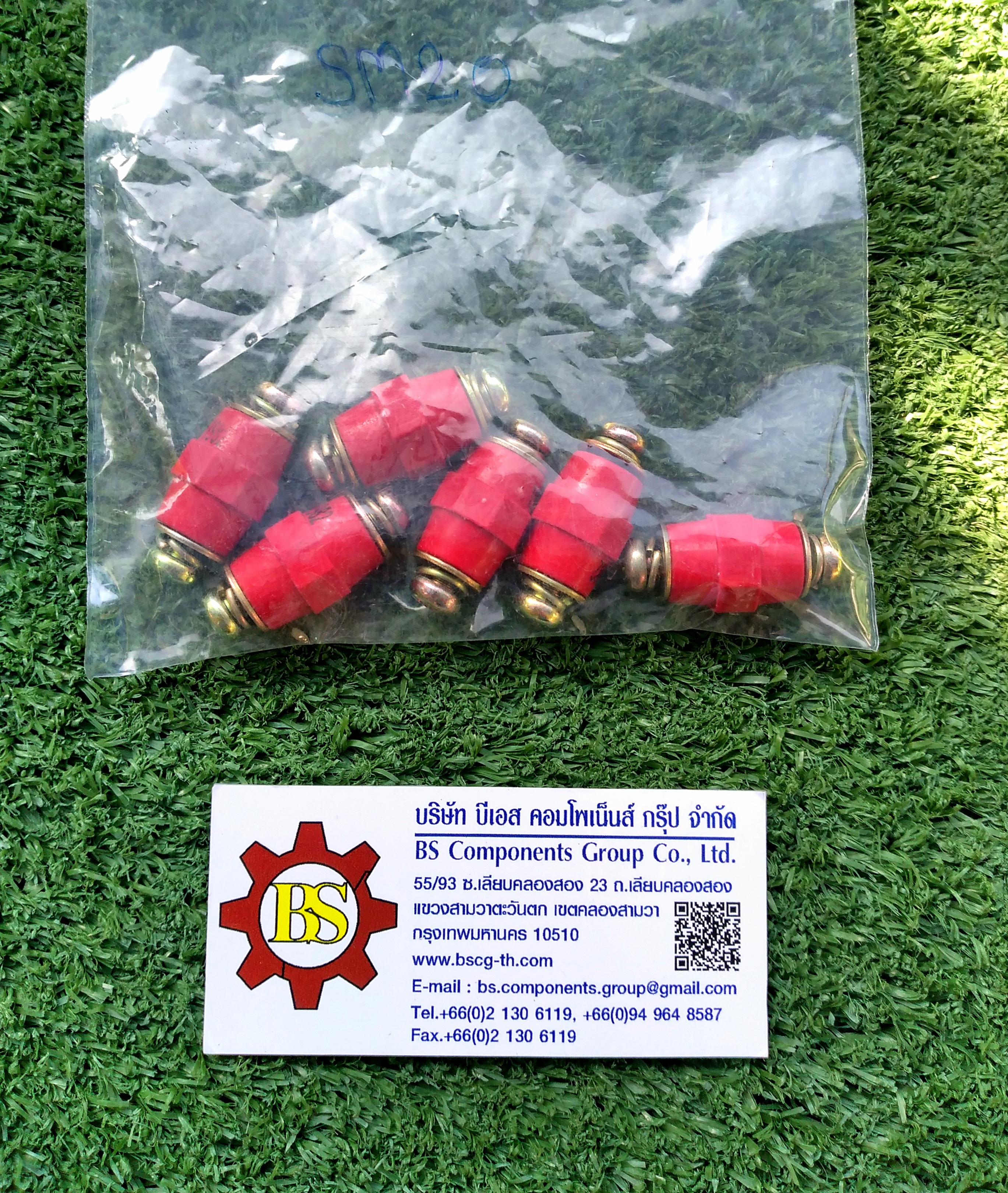 SHINOHAWA : ลูกถ้วย SM-20 BS040 (รวมสกรู) 10ชิ้น/แพ็ค