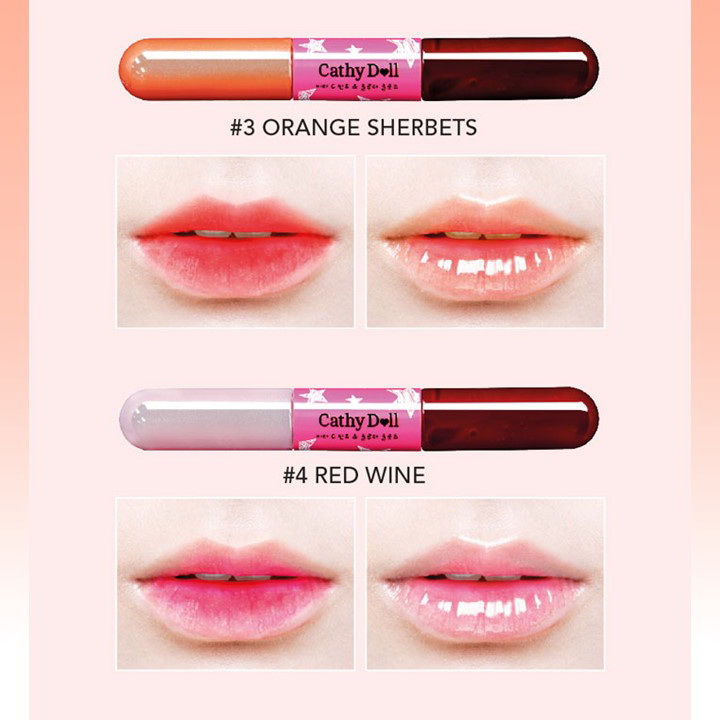 Cathy Doll 2in1 Vit C Tint Gloss 4.5+4g ลิปทินท์ผสมวิตามินซี เคที่ดอลล์
