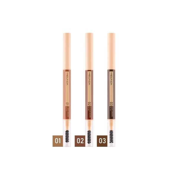 เมลินดา MEILINDA Flat Brow Pencil MC31130.(2กรัม) ดินสอเขียนคิ้ว แฟลท บราว เพนซิล