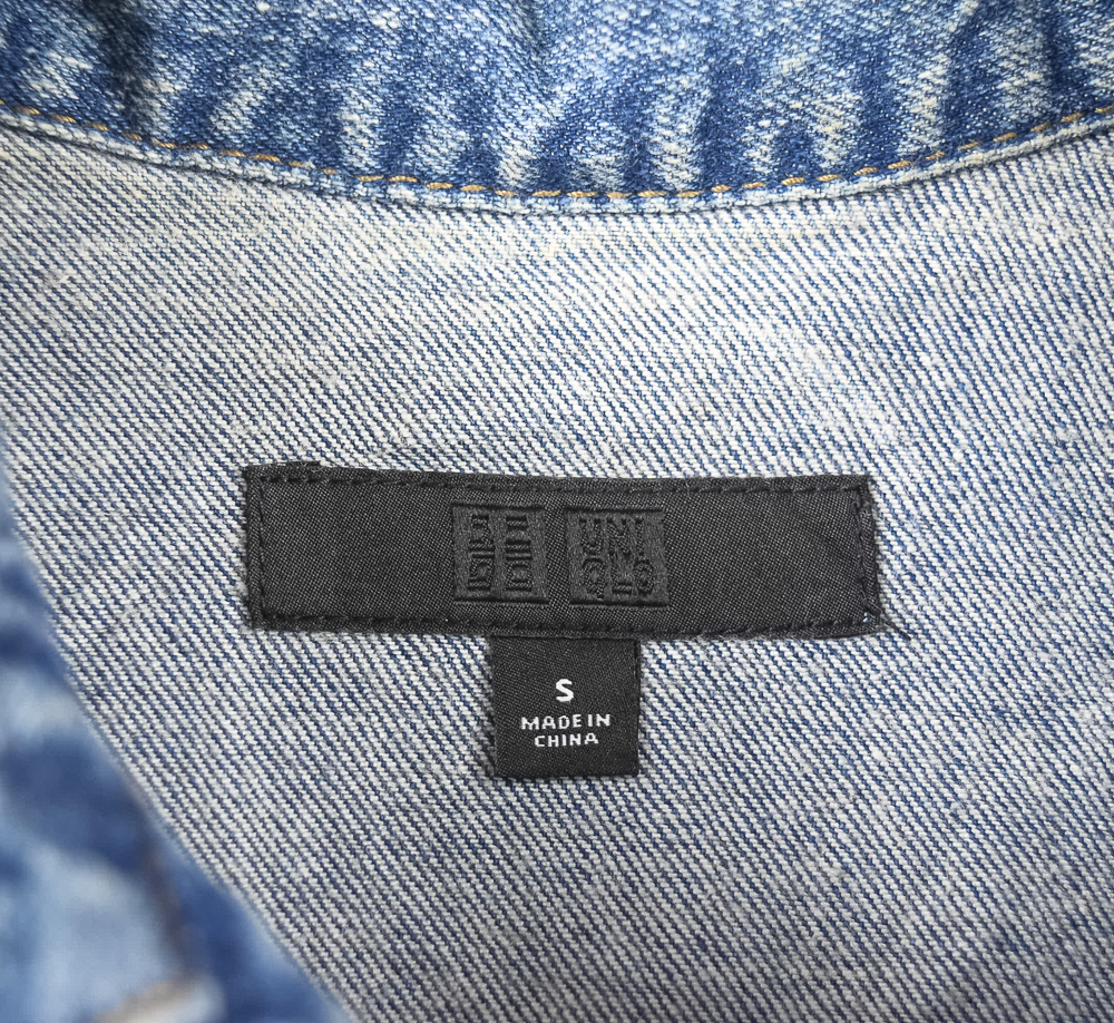 UNIQLOแท้ รอบอก 34 เสื้อแจ็คเก็ตยีนส์ ผู้หญิง ยูนิโคล่ สียีนส์ เสื้อแขนยาว เนื้อผ้าดี