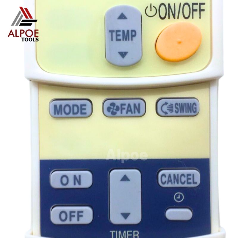 รีโมทแอร์ Daikin ฝาสไลด์ ไม่มีปุ่มเสริม รุ่น ARC423A2