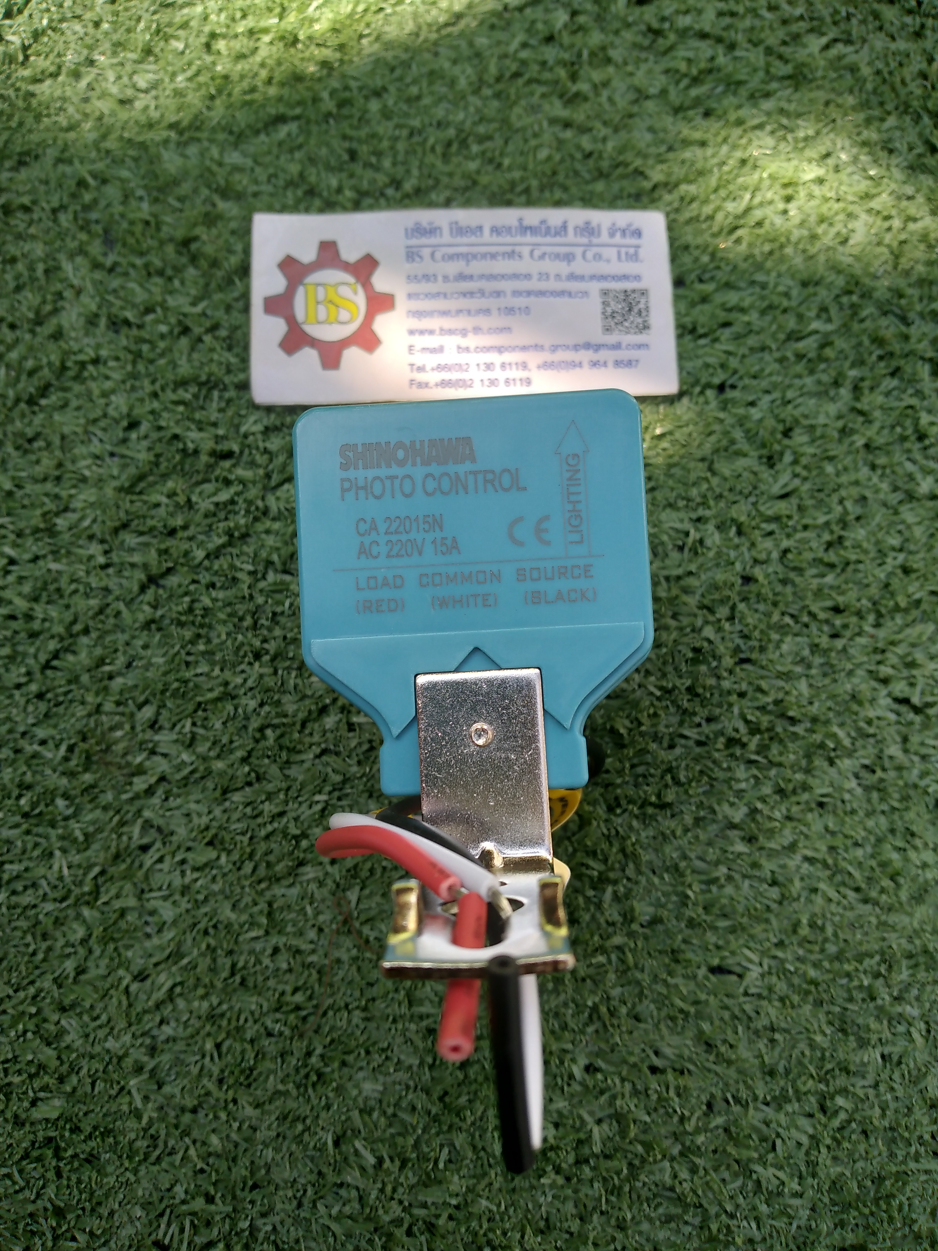 SHINOHAWA : สวิตช์แสงแดด CA-15 220V 15A