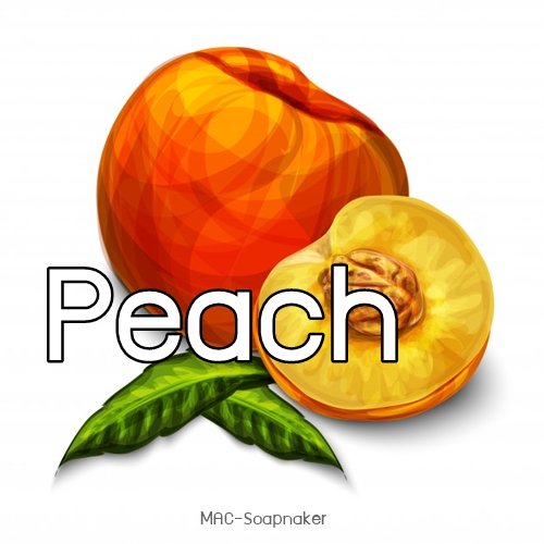 Peach น้ำมันหอมลูกพีช / Sweet Fruity ละลายในแอกอฮอล์และน้ำมัน -ไม่เร่งเทรซ COA