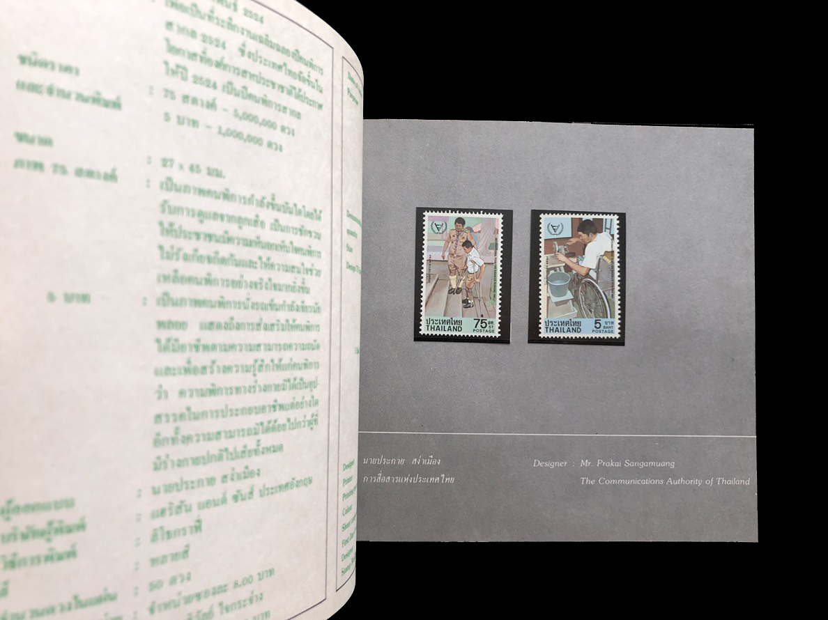 สมุดตราไปรษณียากรไทยประจำปี 2524
