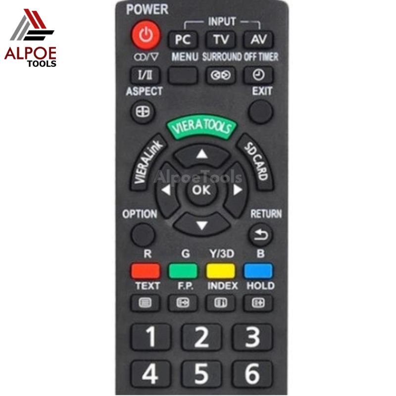 รีโมททีวี Panasonic รหัส RM-D920+ สำหรับ TV LCD / LED / Smart TV