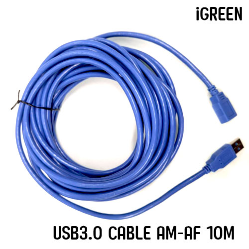 USB 3.0 CABLE A/F iGREEN สำหรับเพิ่มความยาวสายหรือต่อ FLASHDRIVE CU-GO-V3-0XXAF