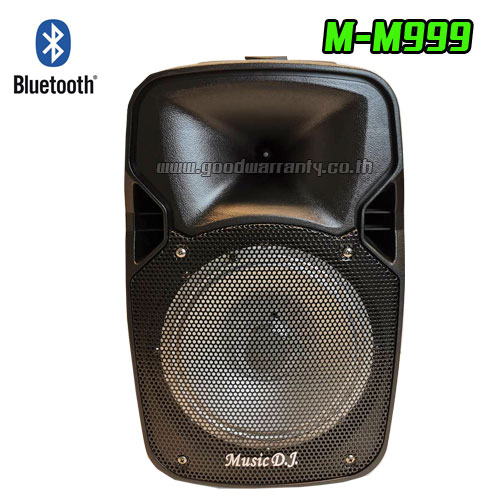MUSIC DJ M-M999 SPEAKER /3000W.8inch+MIC*1ไร้สาย BLUETOOTH M-M999 SP-MJ-12-XM999