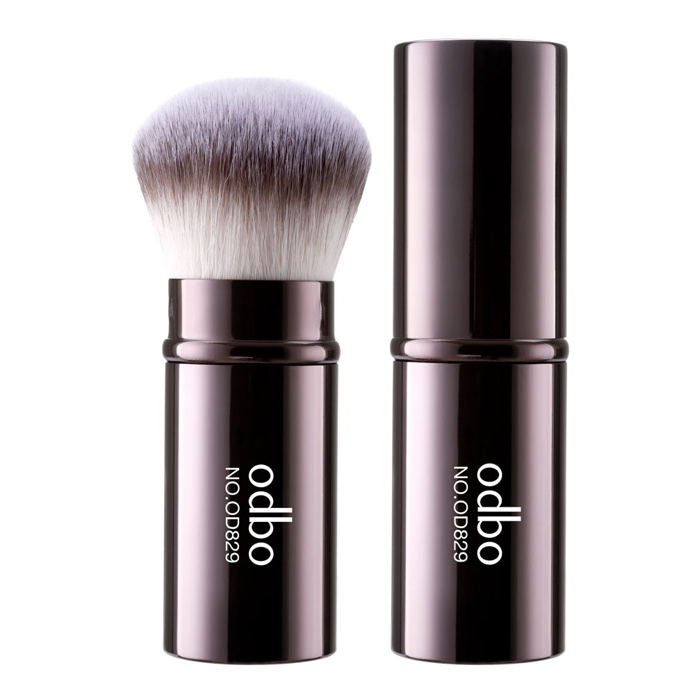 ❤ odbo Make Up Brush OD829 โอดีบีโอ แปรงแต่งหน้า ทรงโค้งมน เกลี่ยแป้งชนิดฝุ่น