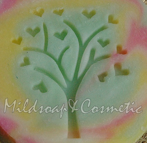TREE OF LOVE SOAP STAMP 4 X 4.5 CM.