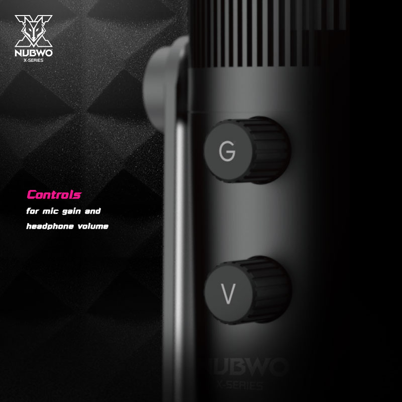 NUB-X300 NUBWO X CONDENSER MICROPHONE USB SKU-02159