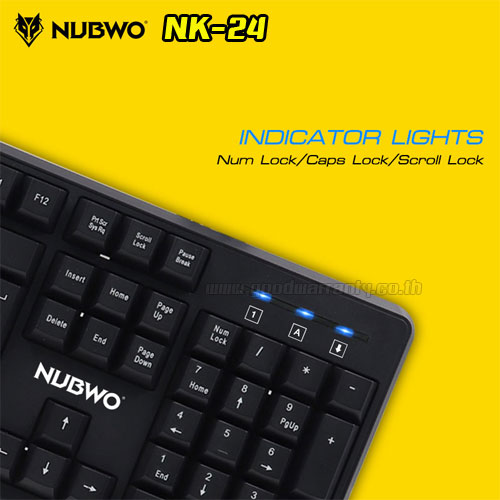 NUBWO NK24 NUBWO AVALON KEYBOARD USB KB-UB-NW-024BK