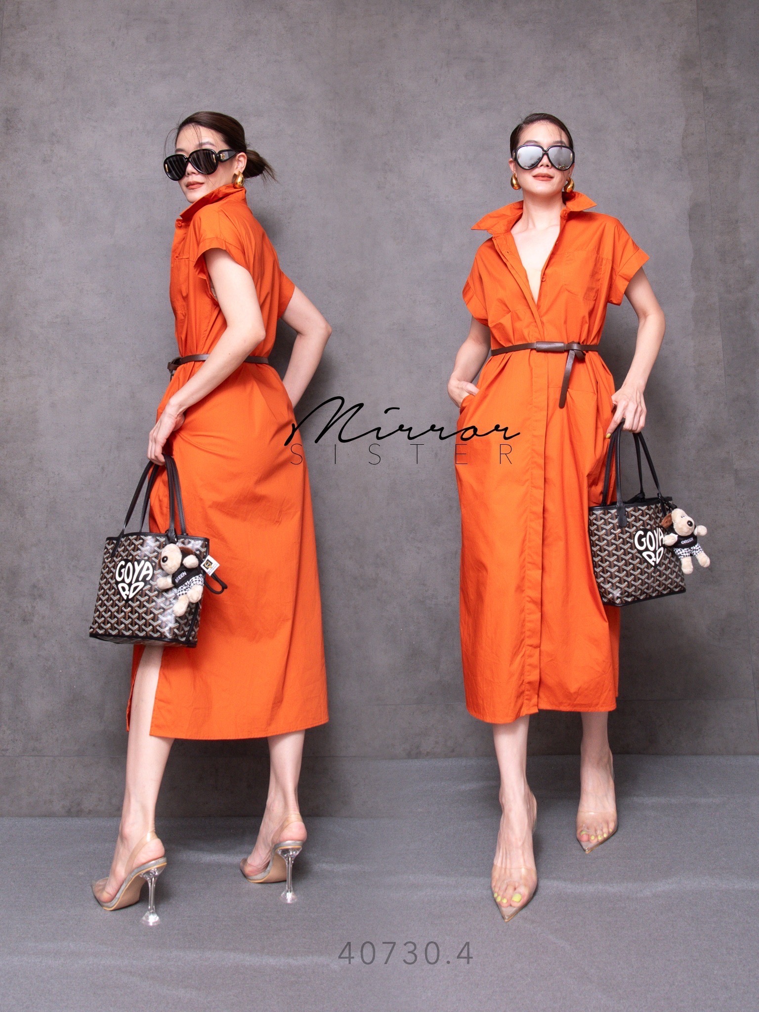 MiRRoRSiSTER's MiYa SHiRT DReSS•• เดรสเชิ้ตแขนสั้น เบสิคสไตล์แต่เก๋ที่ดีเทลการจับขยุ้มด้านหน้า แต่งสาบติดกระดุมซ่อน มีกระเป๋าล้วงได้2ข้างลำตัว มาพร้อมเข็มขัดดีไซนเรียบเก๋ จะใส่แบบคาดหรือไม่คาดเข็มขัดก็ดูดี ใส่ง่ายใส่ได้บ่อยทุกโอกาส
