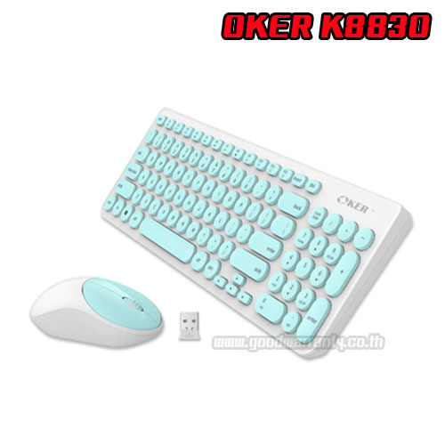 OKER K8830 OKER KEYBOARD+MOUSE 30m Wireless K8830 KB-KM-OK-8830B/G/P