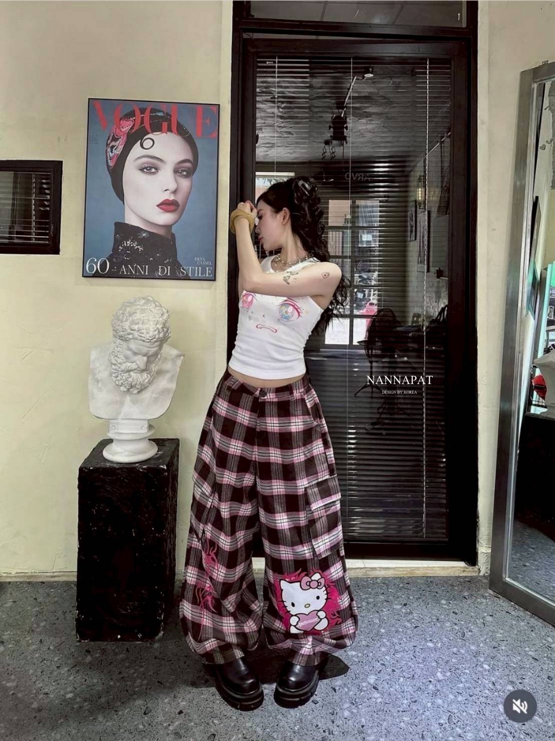 ชุด SETเสื้อผ้ายืดนุ่มใส่สบาย พิมพ์ลายอย่างคิ้ว +กางเกงคาร์โก้ทรงอย่างชิค ผ้าทอลายนะคะ สกรีนลายหน้า หลัง ทำถึงตรงปกไม่ไหว