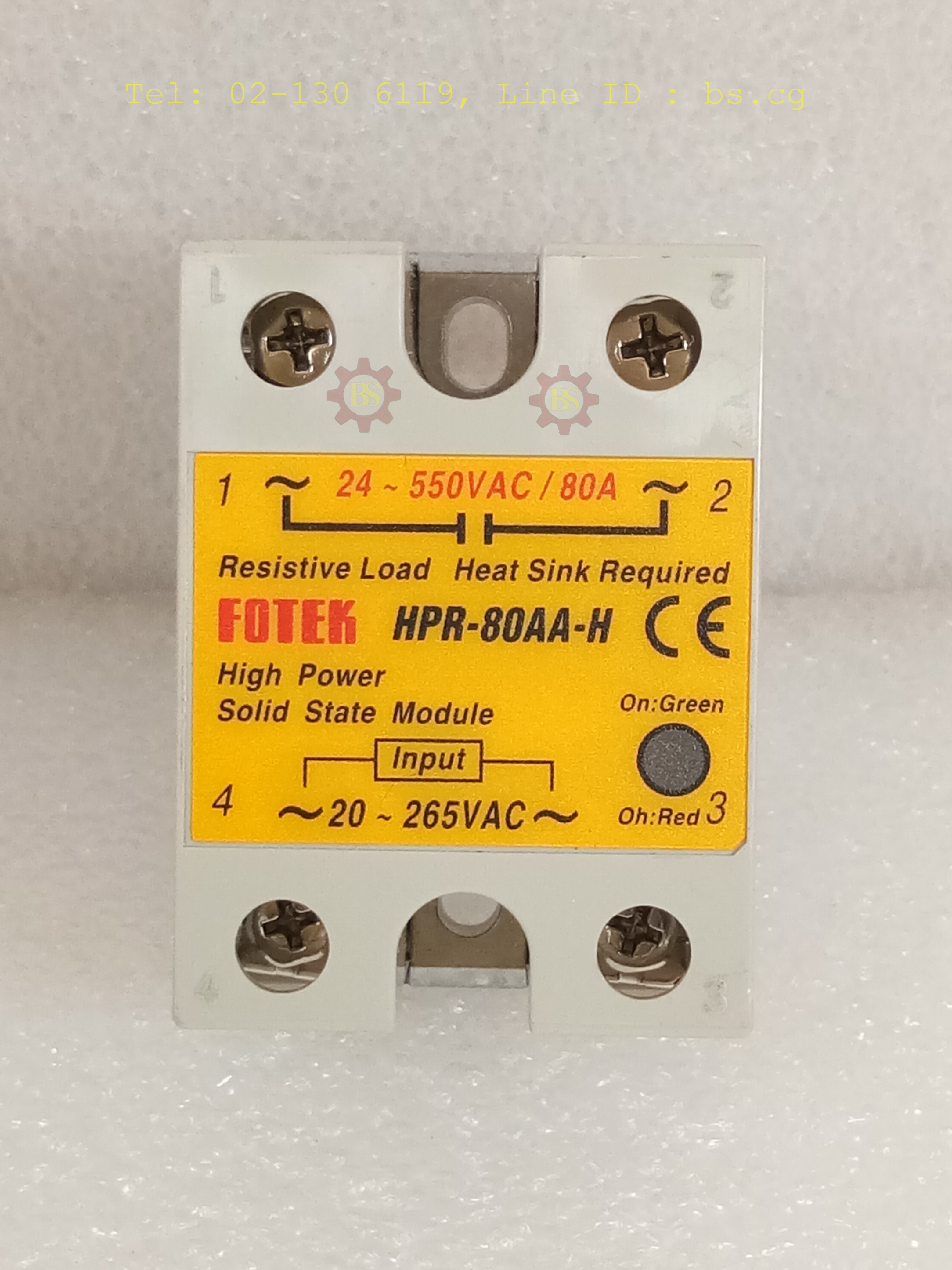 FOTEK : Solid State Module High Power HPR-80AA-H