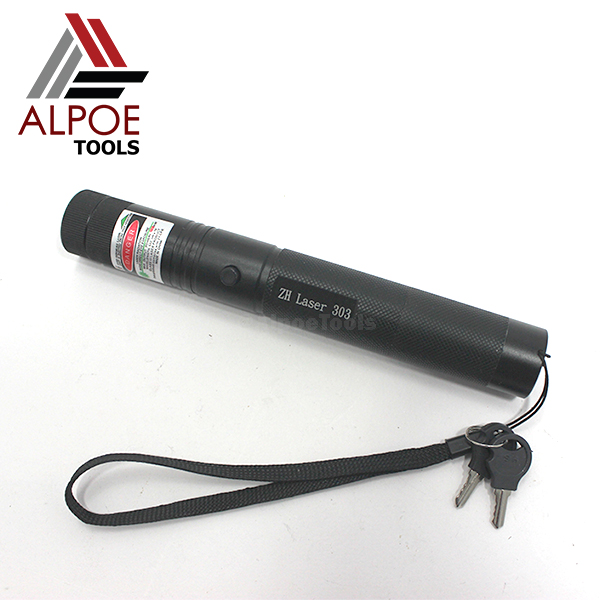 เลเซอร์แรงสูง (แสงสีเขียว / แสงสีแดง) มีตัวล็อค พร้อมอุปกรณ์ชาร์จ รุ่น Laser303