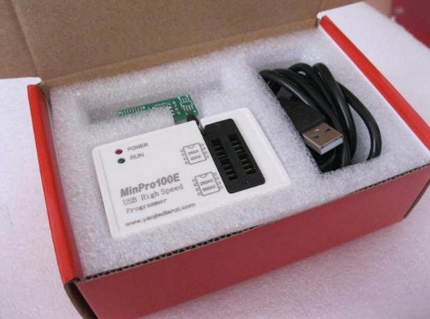 MinPro100E BIOS โปรแกรมเมอร์ SPI FLASH (เหมาะสำหรับท่านที่ชอบลอง โปรแกรมภาษาจีน)