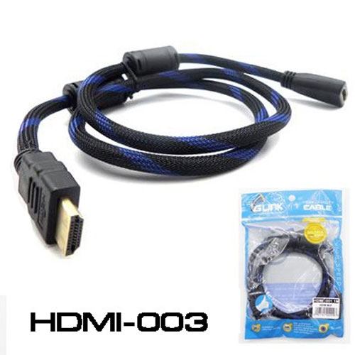 HDMI-003 HDMICABLE M-F ยาว 1เมตร SKU-02124