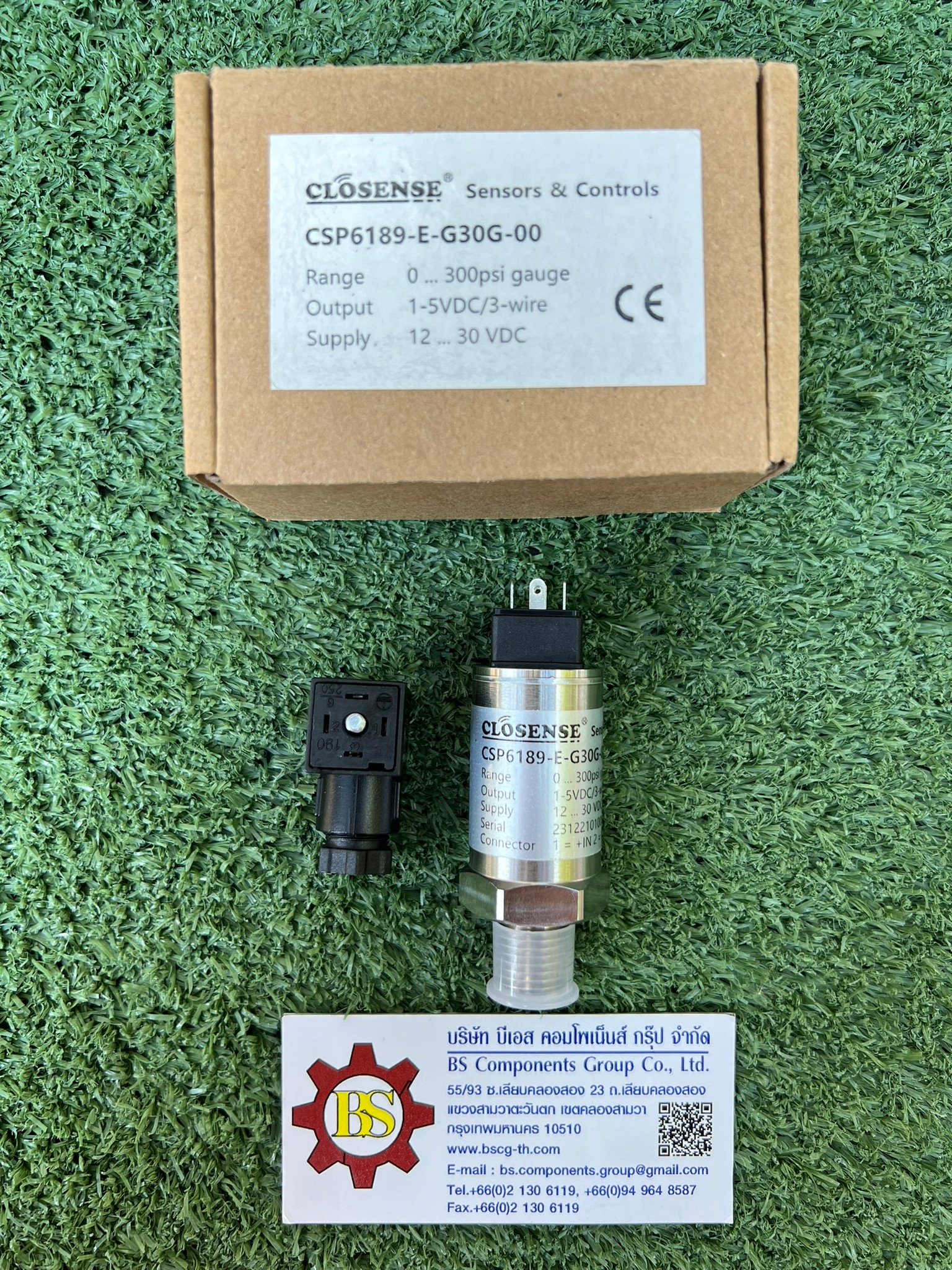 CLOSENSE : PRESSURE TRANSDUCER CSP6189-E-G30G-00