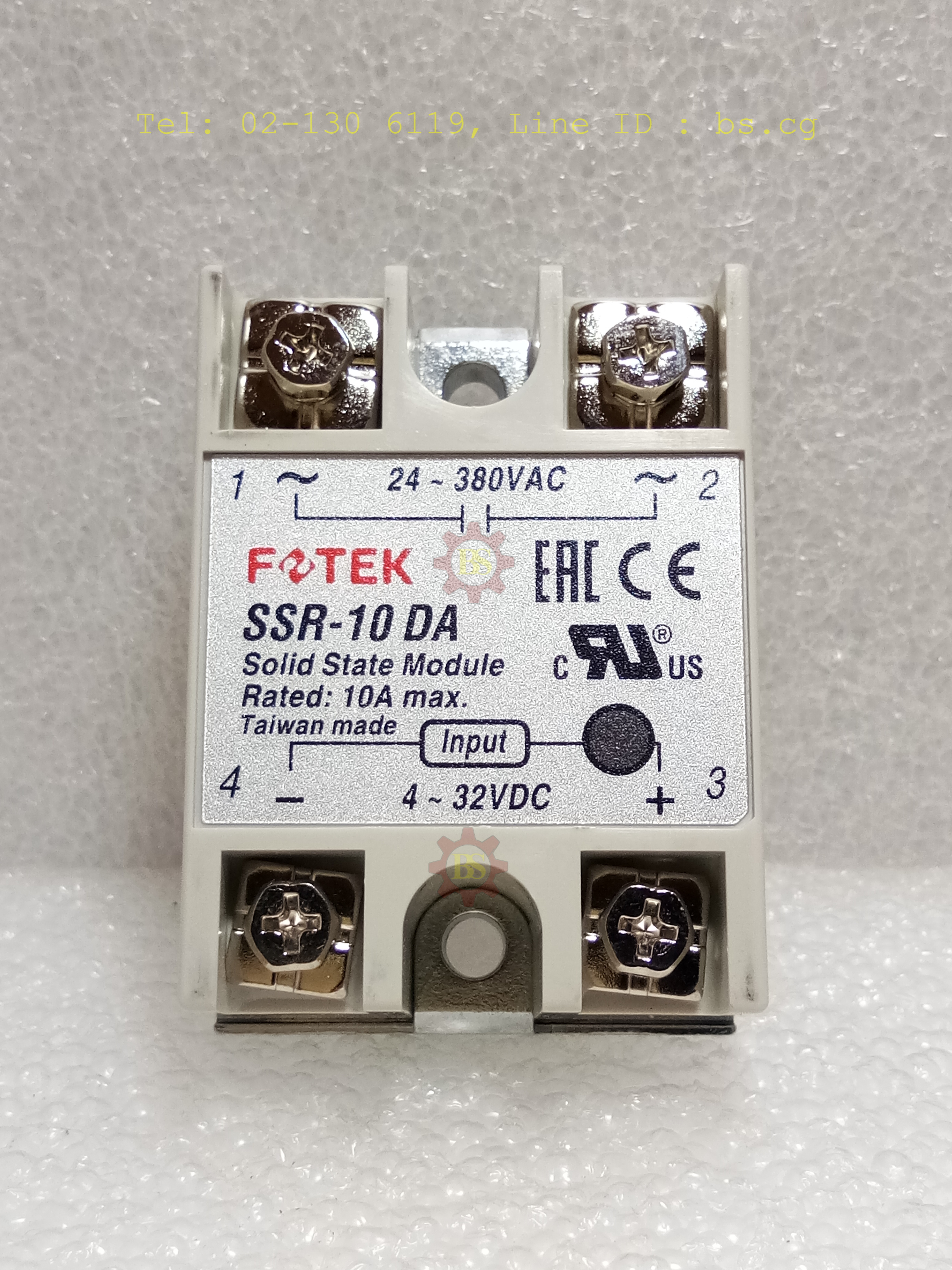 FOTEK : Solid State Module Rated: 10A max. SSR-10 DA