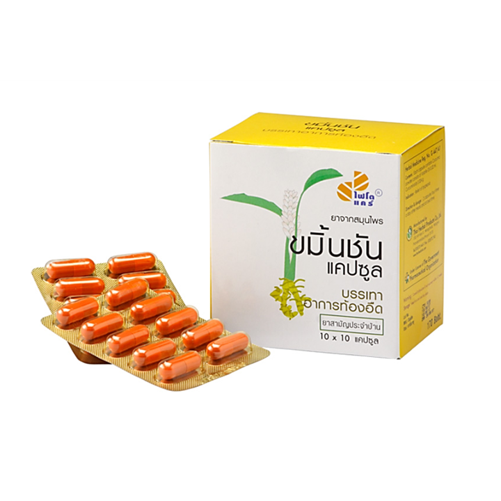 Phyto Care Herbal Medicine Curmin Capsule 10 x 10 Caps ขมิ้นชันแคปซูล
