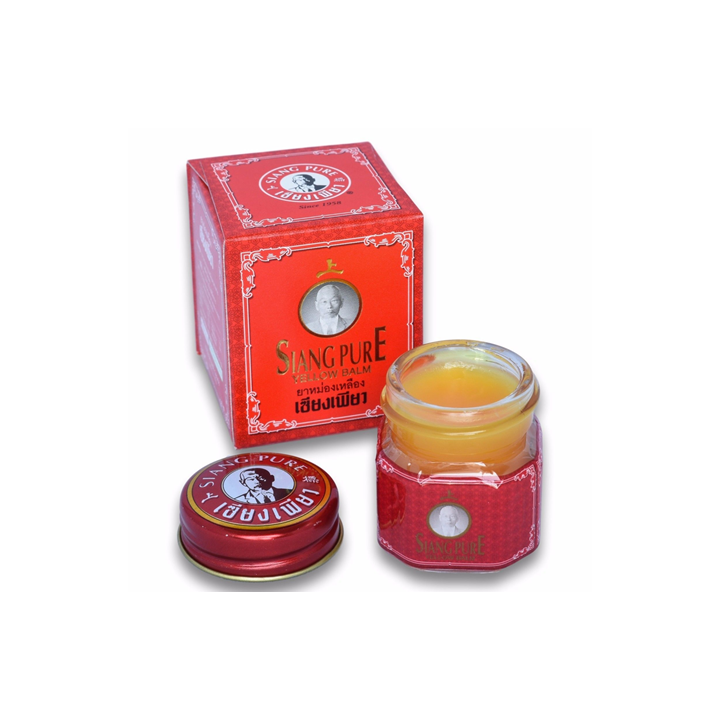Siang Pure Yellow Balm 12g x 12 ชิ้น ยาหม่องเหลือง เซียงเพียว