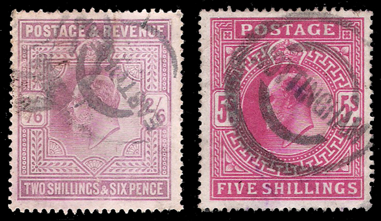 1902 KEVII No.139,140 Rare (CV $190)