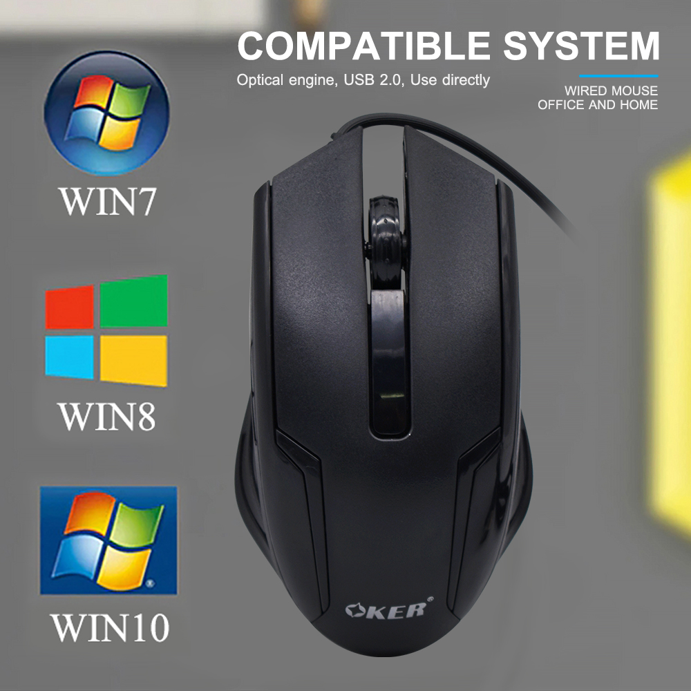 OP-187 OKER OPTICAL MOUSE USB 1000DPI MO-OK-OU-187XX
