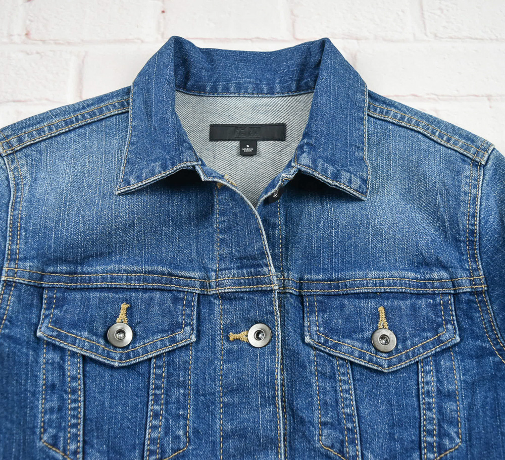 UNIQLO®แท้ อก 33 เสื้อแจ็คเก็ตยีนส์หญิง ยูนิโคล่ สียีนส์ เสื้อแขนยาว เนื้อผ้าดี