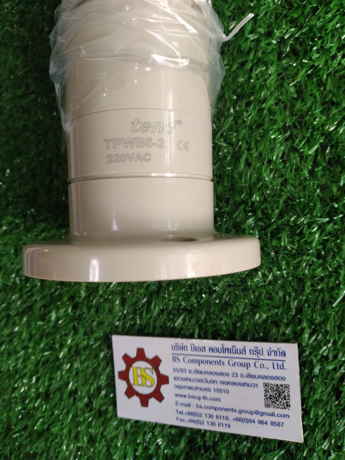 TEND : Tower Light TPWB5-22RG, 50mm., แบบแป้น, 220V, ไฟต่อเนื่อง, พร้อมออด