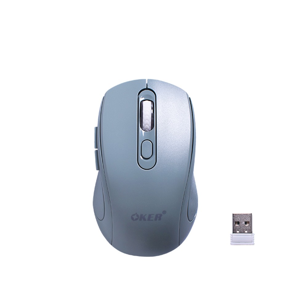 OKER M825 WIRELESS MOUSE 1600DPI เม้าท์ไร้สาย ไฟ7สี SKU-02959