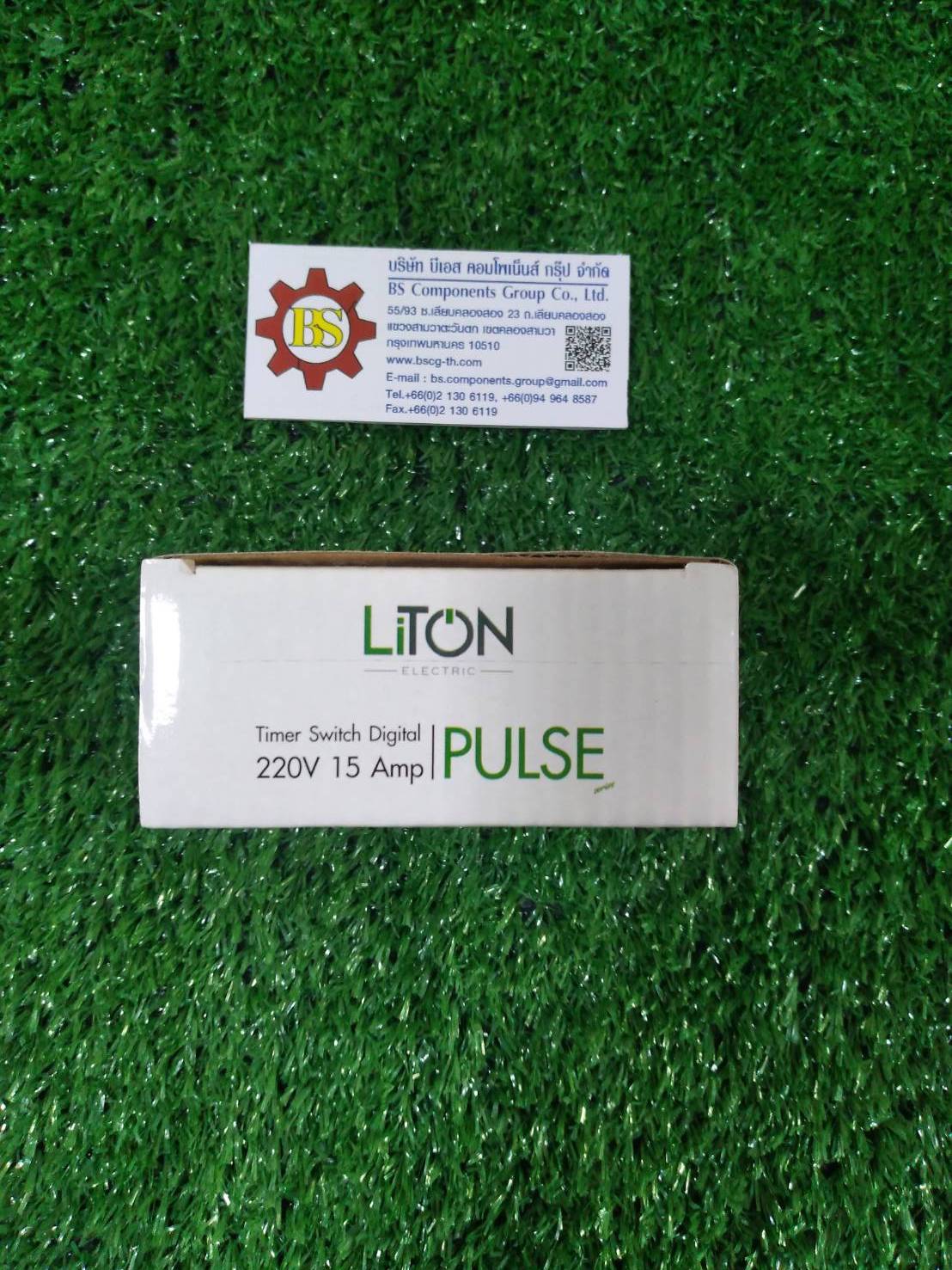 LITON : นาฬิกาตั้งเวลาดิจิตอล 24ชม. 7วัน timer 15A 110-220VAC รุ่นPULSE (LUTEK) 20offon 1CO