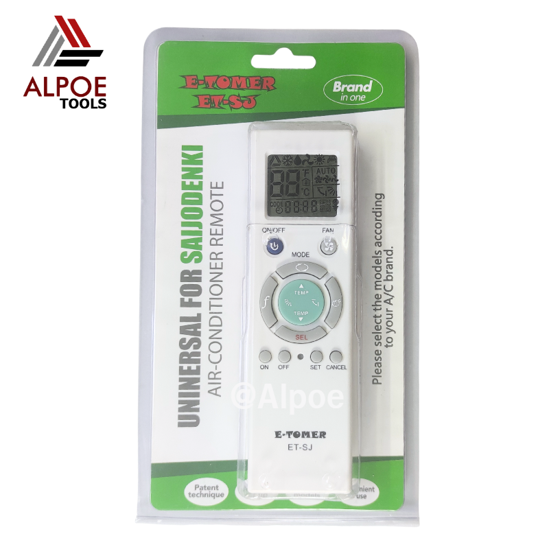 รีโมทแอร์รวม สำหรับแอร์ Saijo Denki รุ่น ET-SJ