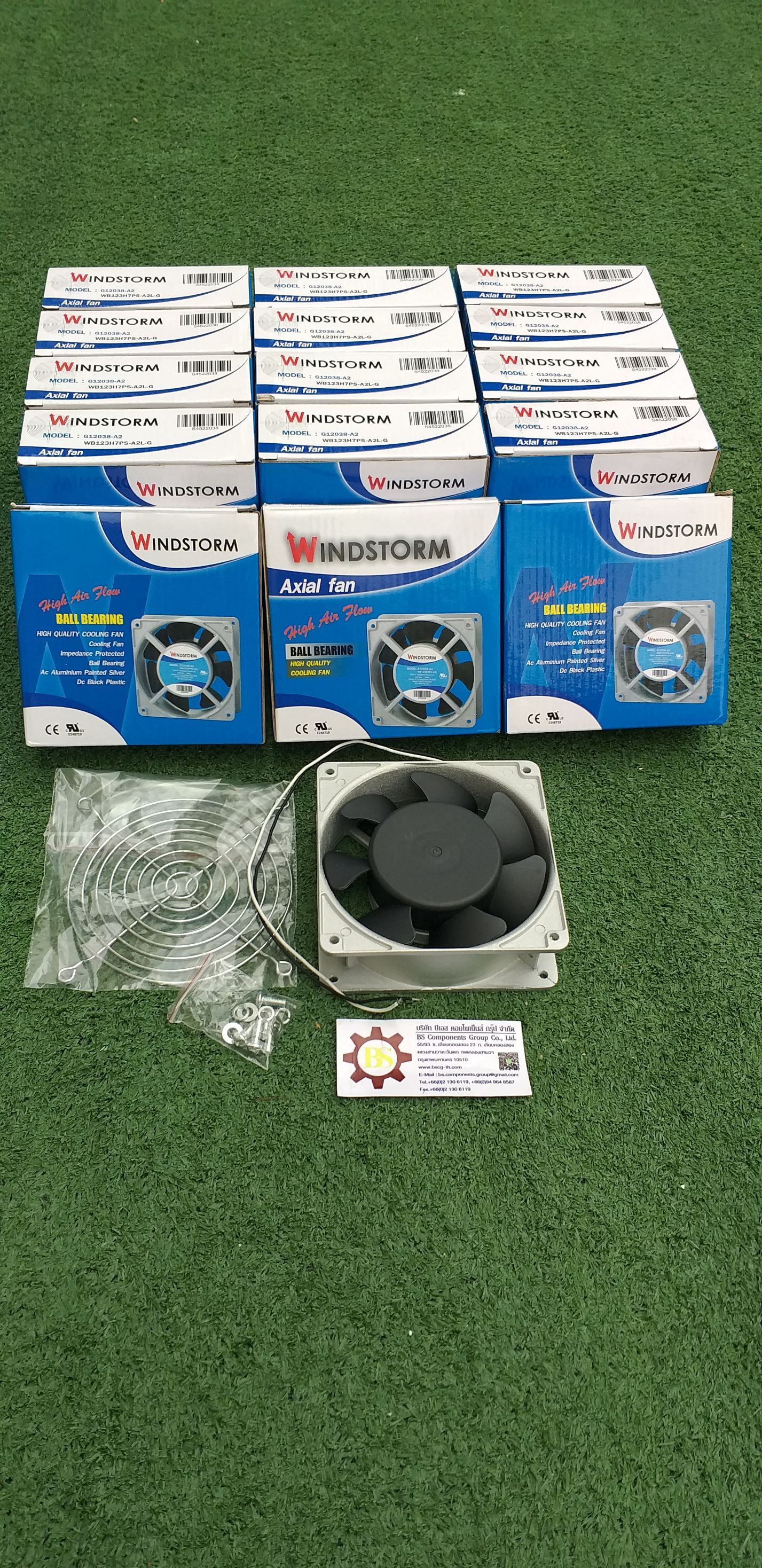 WINDSTORM : พัดลม WB123H7PS-A2L-G (G12038-A2)