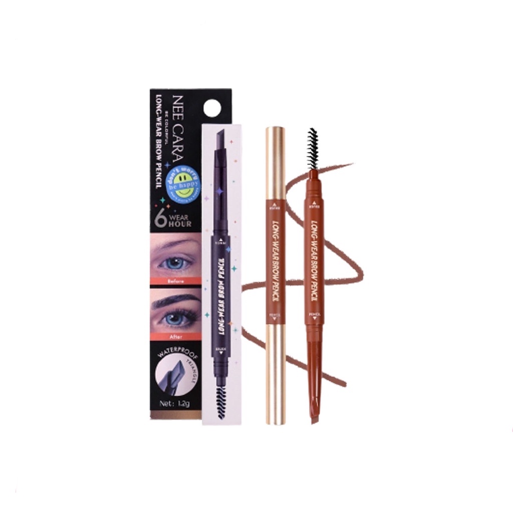 Nee cara Long-Wear Brow Pencil N610 นีคาร่า ดินสอเขียนคิ้ว 1.2กรัม