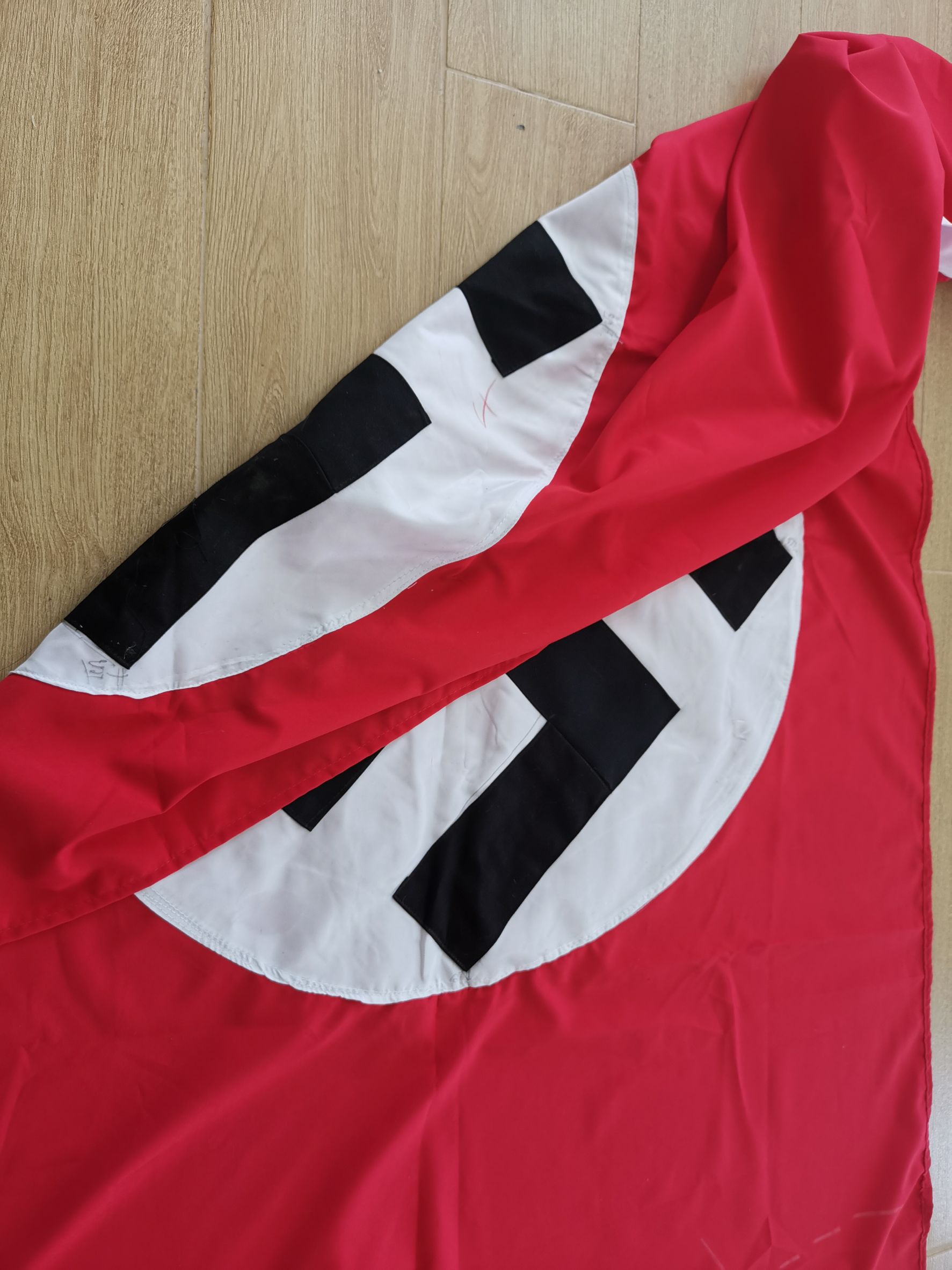 ธงนาซี ธงสวัสดิกะ งานเย็บปัก เห็นทั้ง 2 ด้าน NSDAP Flag 150x90 cm