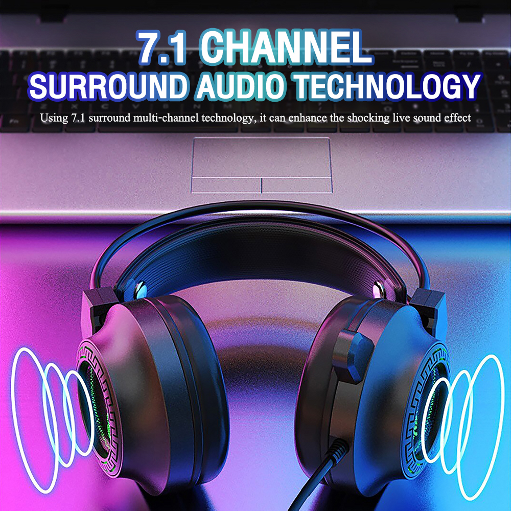 OKER H995 OKER USB HEADPHONE+MIC 7.1 USB HP-HM-OK-H995X