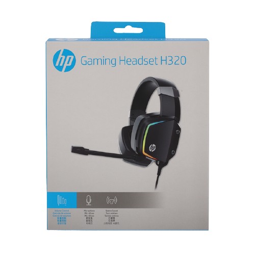 HP HP H320 GAMING HEADSET 3.5 AUDIO JACK+USB HP-HM-HP-H320B