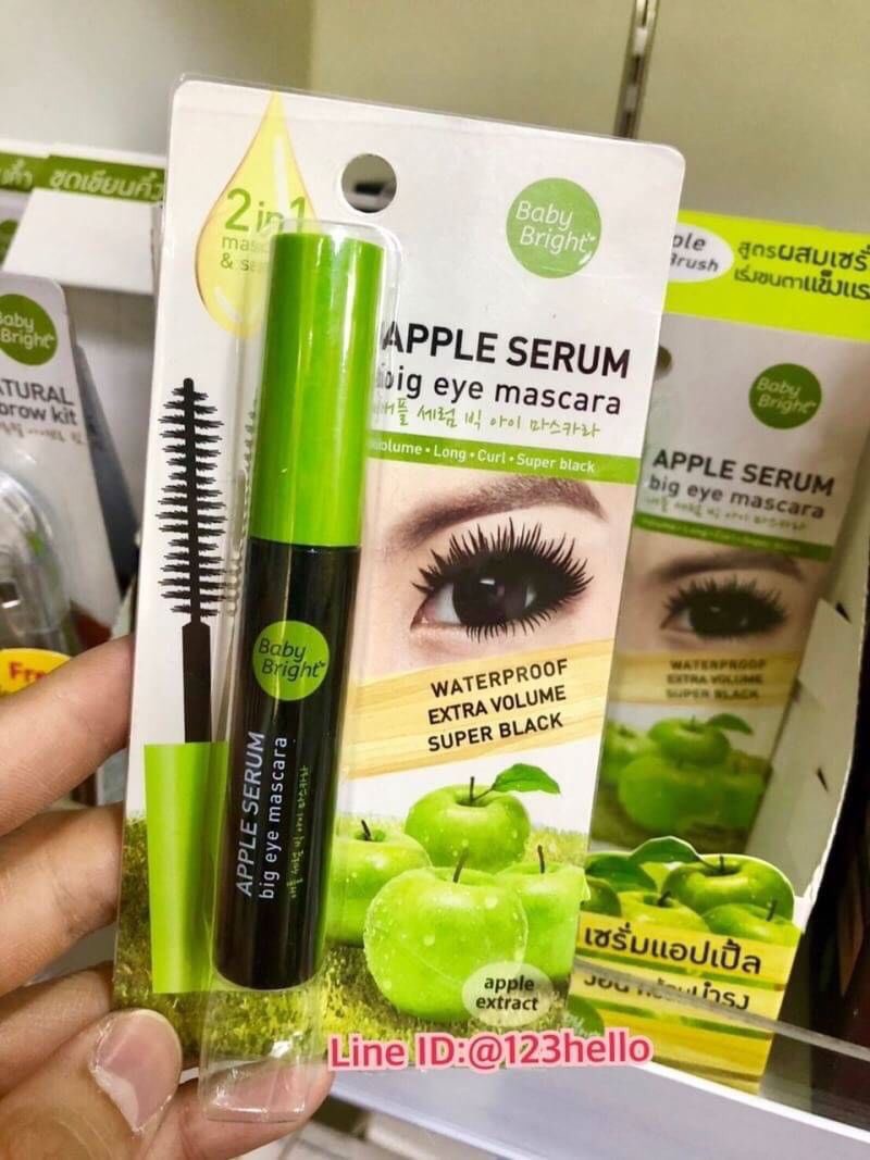 Baby Bright Apple Serum Big eye Mascara 8 กรัม