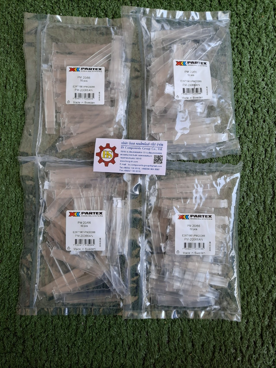PARTEX : ปลอกมาร์คใส PM20/66 (50pcs/pack) PM-20066AN