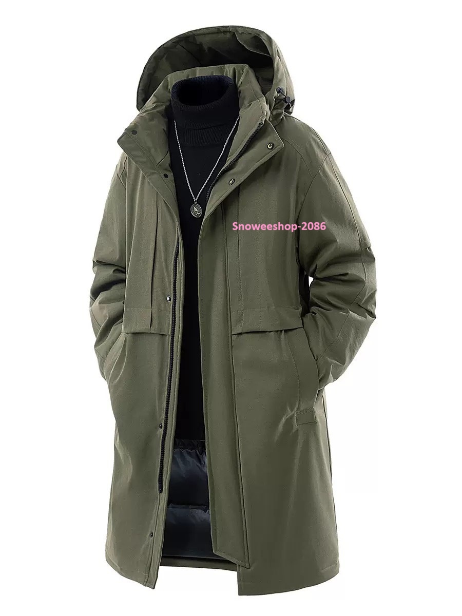 เสื้อโค้ทยาวบุหนา อุ่นได้ถึงติดลบ ไซส์ใหญ่พิเศษ L-8XL และ 3 สีสุดเท่ ใส่เที่ยวต่างประเทศหรือขึ้นเหนือก็เท่ได้ทุกองศา กันน้ำ กันลม กันหิมะครบจบในตัวเดียว ทรงยาวเหนือเข่า ดูแพง ใส่แล้วหุ่นดูสูงเพรียว มีฮู้ดปรับได้ ใส่สบายไม่อึดอัด