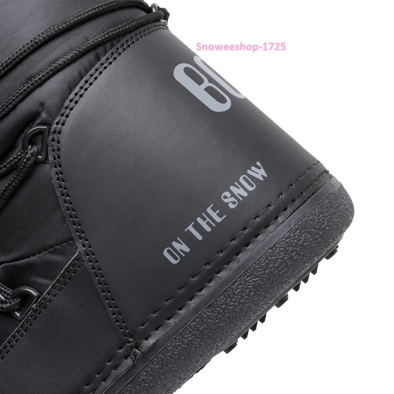 รองเท้าสกีแบบคนดัง Snow Boot บูทกันหนาวใส่เล่นสกี หิมะ แบบพื้นหนาอินเทรนด์ บูทสูงกลางน่องรองเท้าบูทสำหรับผู้หญิง ซับในหนากันหนาวติดลบ 40 กันน้ำ กันลื่น มี 3 สี 6 ลายให้เลือก ไซ 35 ถึง 42