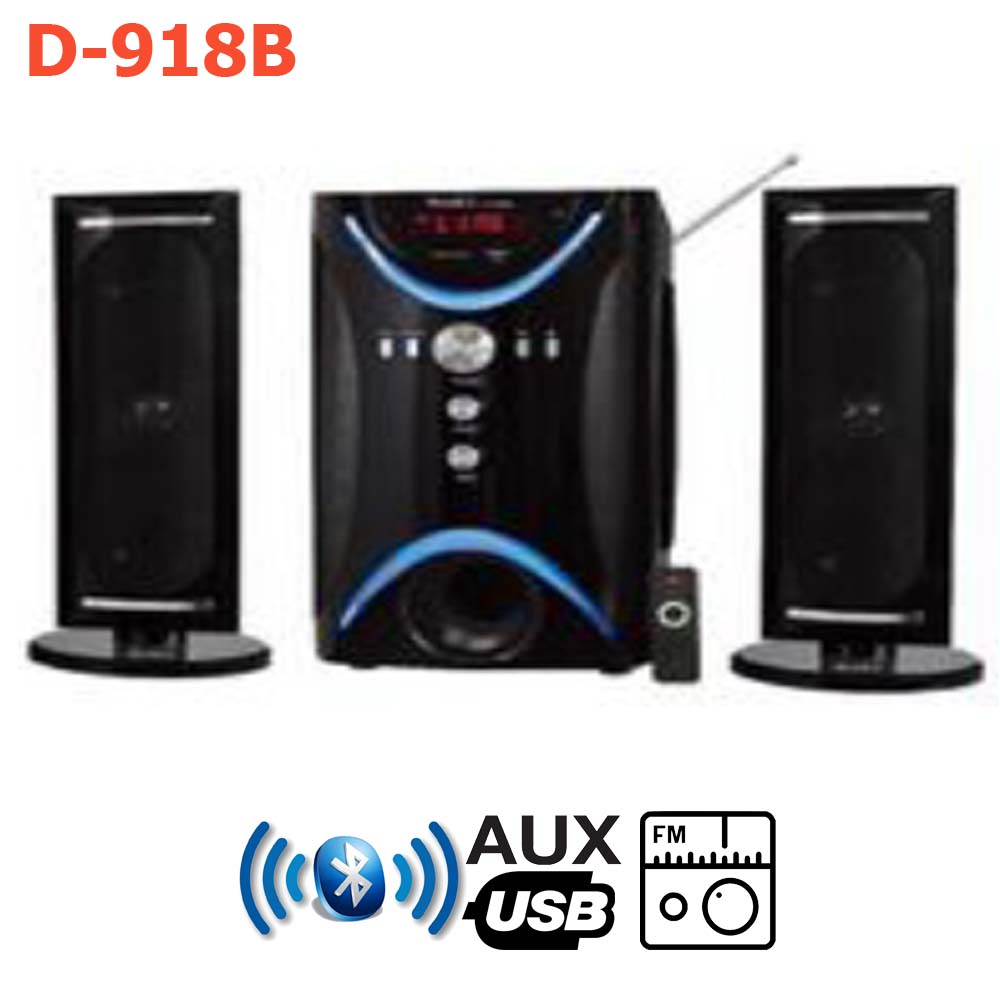 D-918B Speaker MUSIC D.J. BLUETOOTH FM/KA/MIC USB SP-MJ-20-D918X