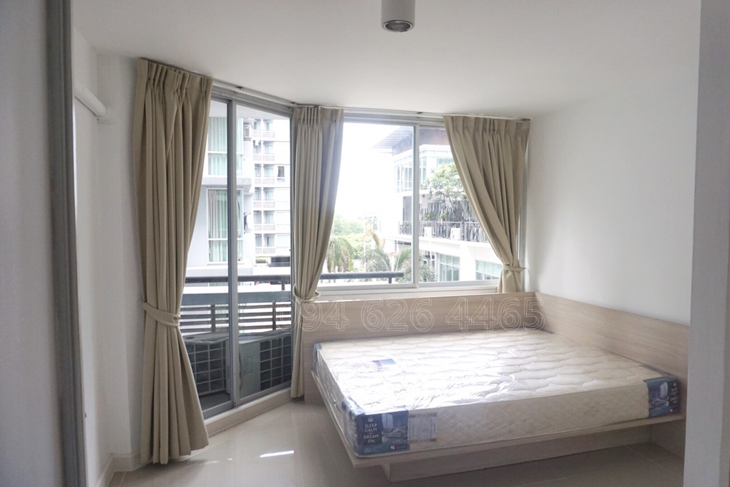 ให้เช่า สวิฟท์ คอนโด ใกล้มหาวิทยาลัยเอแบคบางนา 2 ห้องนอน ขนาด 44.16 ตร.ม ชั้น 3 วิวสระน้ำ