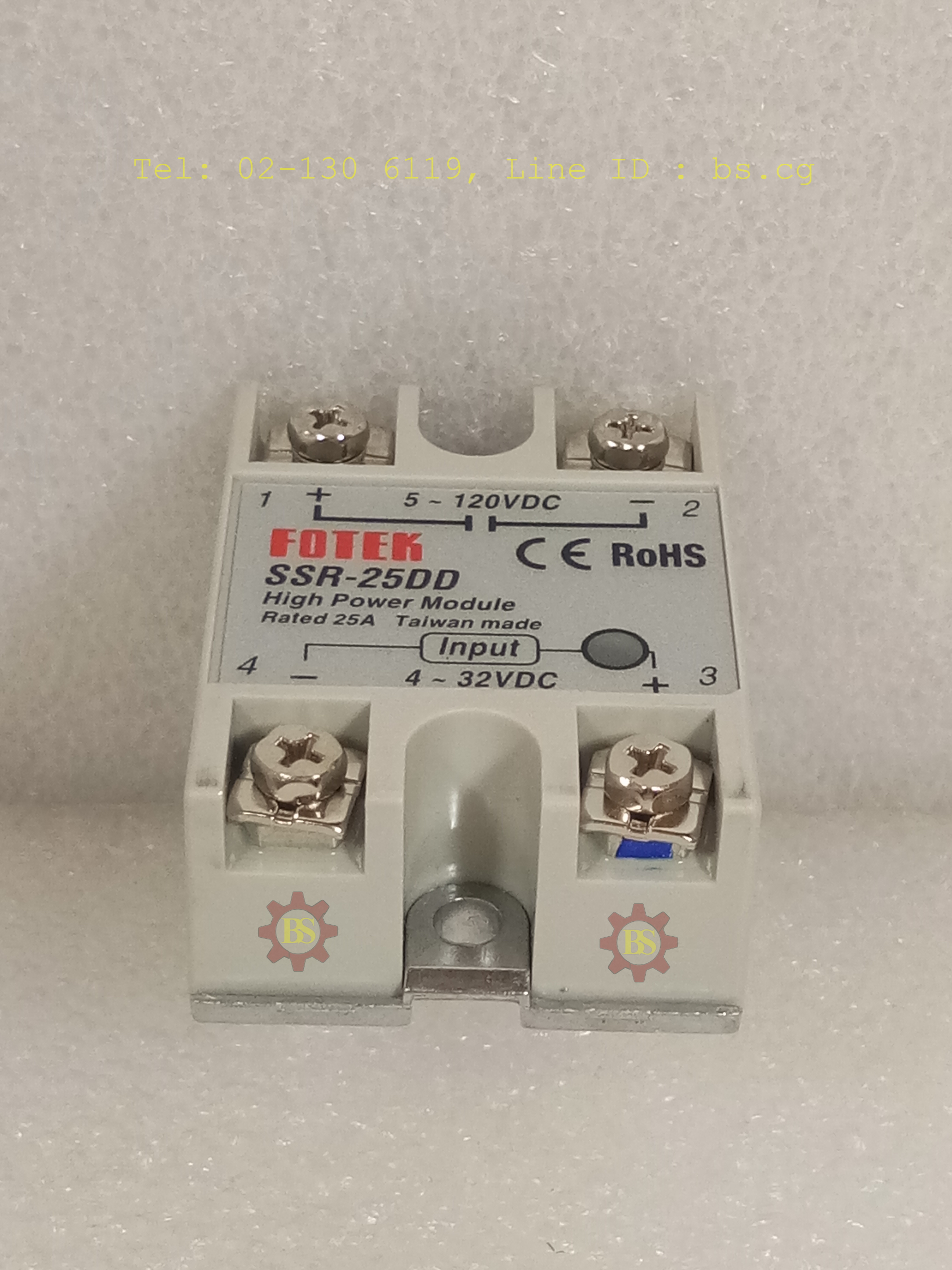 FOTEK : Solid State Module Rated: 25A max. SSR-25DD